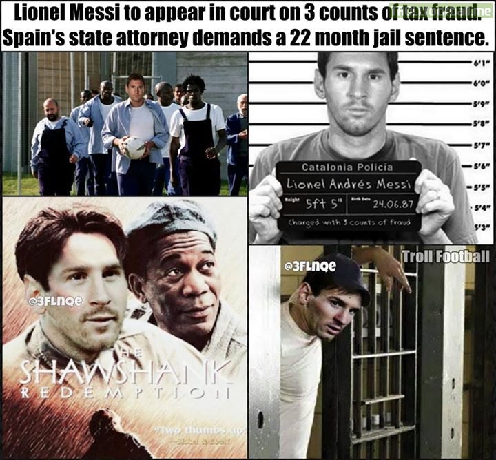 If Lionel Messi goes to jail