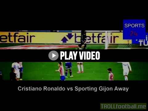 Cristiano Ronaldo vs Sporting Gijon Away