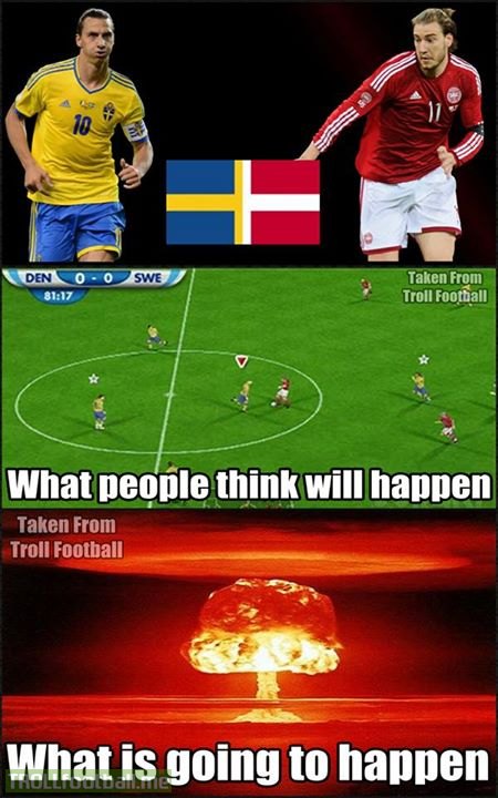 Sweden Denmark Football Meme Anonimowa Na Zawsze