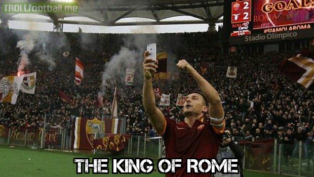 Francesco Totti probably played his last Champions League game tonight...