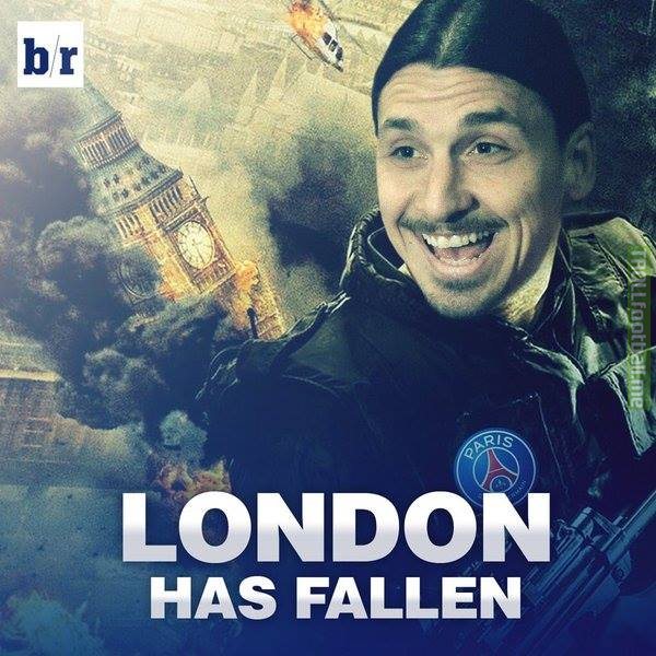 London Has Fallen starring Zlatan Ibrahimovic.