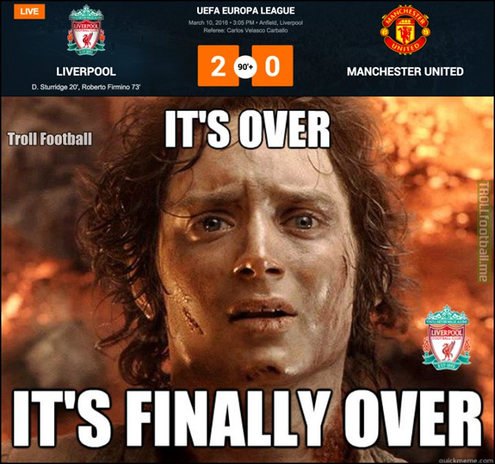 Liverpool FC fans right now...