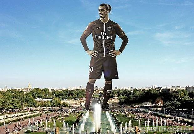 "For the moment, I will not be at PSG next season... If they replace the Eiffel Tower with a statue of myself, I promise I'll stay" - Zlatan Ibrahimovic