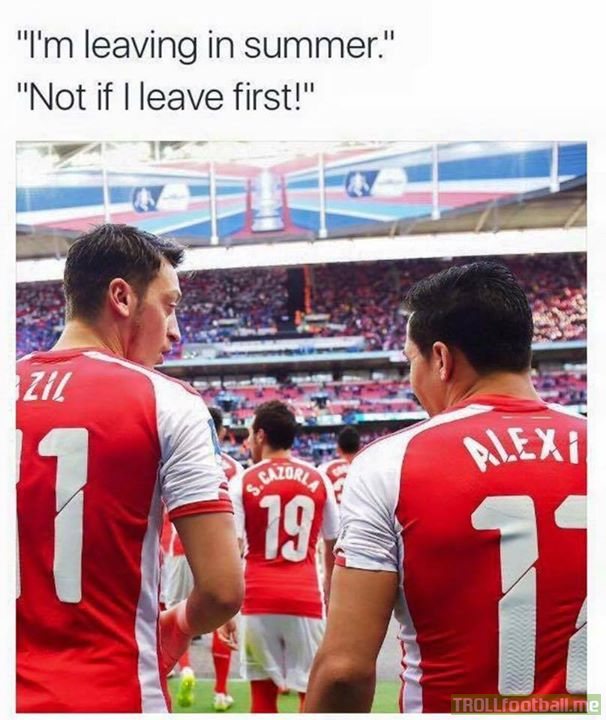 Who will leave first, Mesut Özil or Alexis Sanchez?