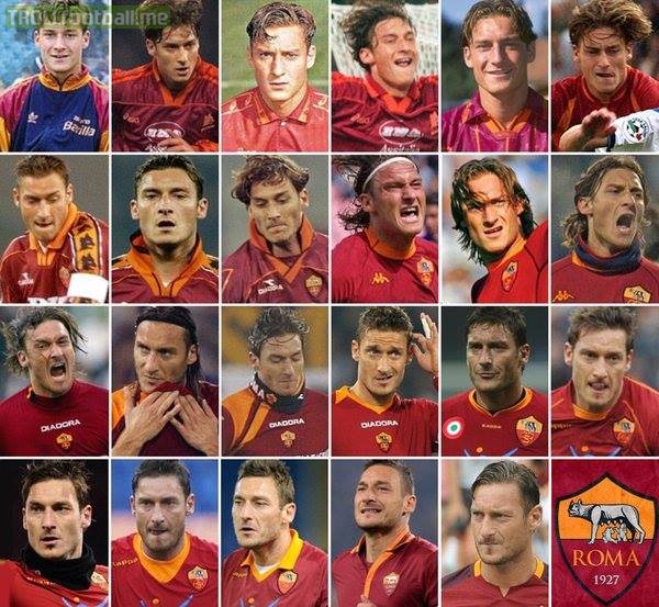23 years ago today Francesco Totti made his first-team debut for AS Roma aged just 16. And the rest is history.