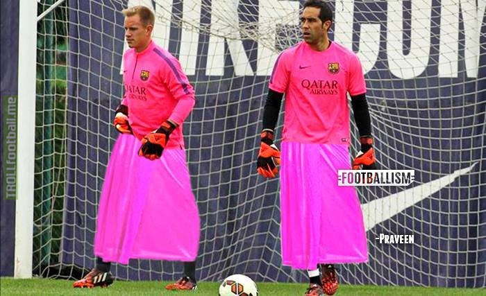 FC Barcelona new goalkeeper kit from next match