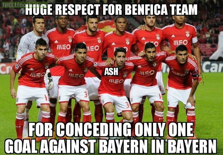 FT : Benfica 0-1 Bayern