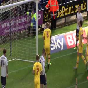 Striker Alex Revell saves Joe Garner's penalty (Preston 1-1 MK Dons)