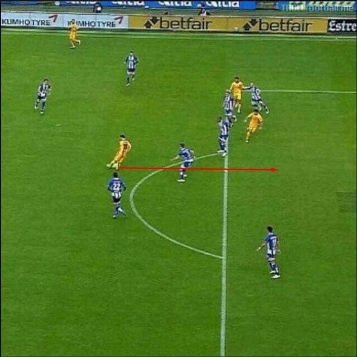 Messi made this pass today!