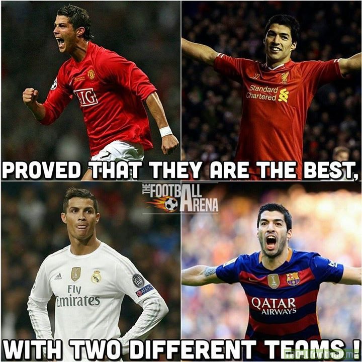 Cristiano and Suarez!👍