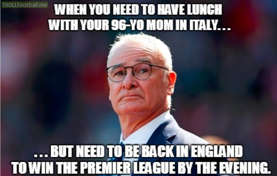 My first meme, for Ranieri. Dilly ding dilly dong!