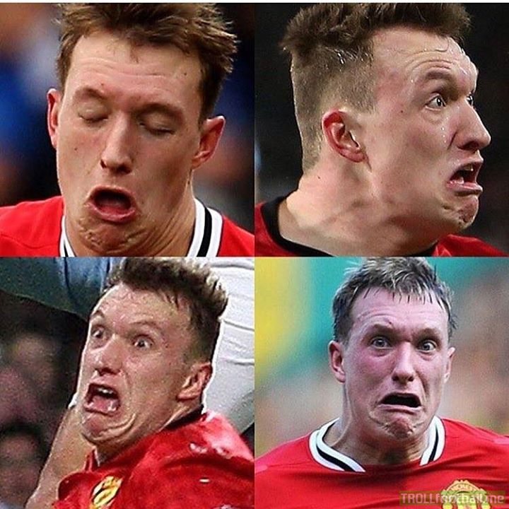 Tag a mate so they have to open their phone to look at Phil Jones' face ...