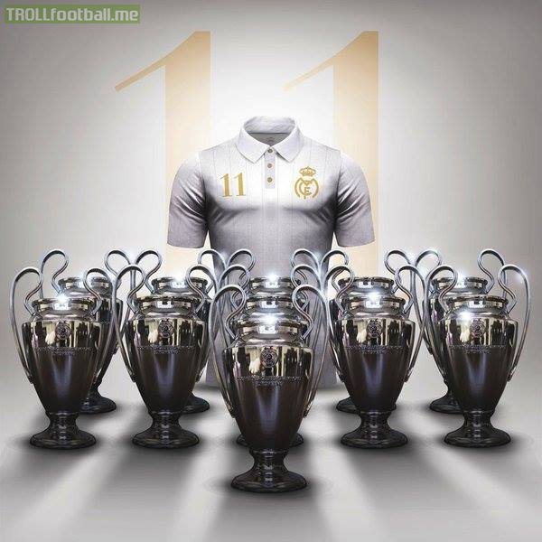 Real Madrid's 11 Champions Leagues 
