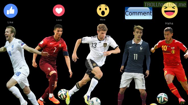 Pick Your Predicted Euro 16 Top Goalscorer Troll Football