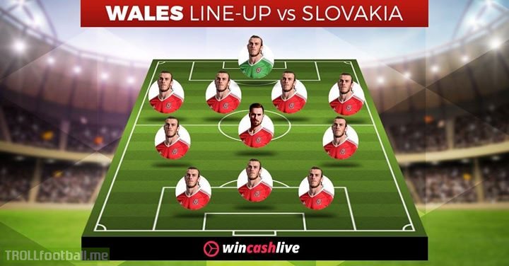 LEAKED line up for Wales in their every single match of UEFA EURO 2016.