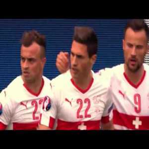 Albania vs Switzerland Euro 2016 || Fabian Schar scores with a Header