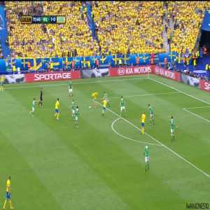 Clark own goal vs Sweden (Ireland 1-1 Sweden)(Euro 2016 Group E)