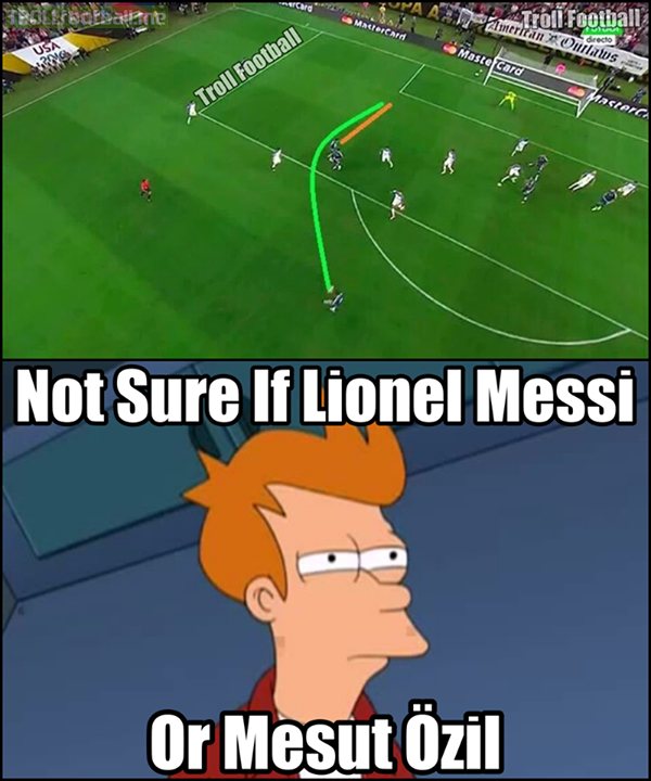 That assist by Lionel Messi