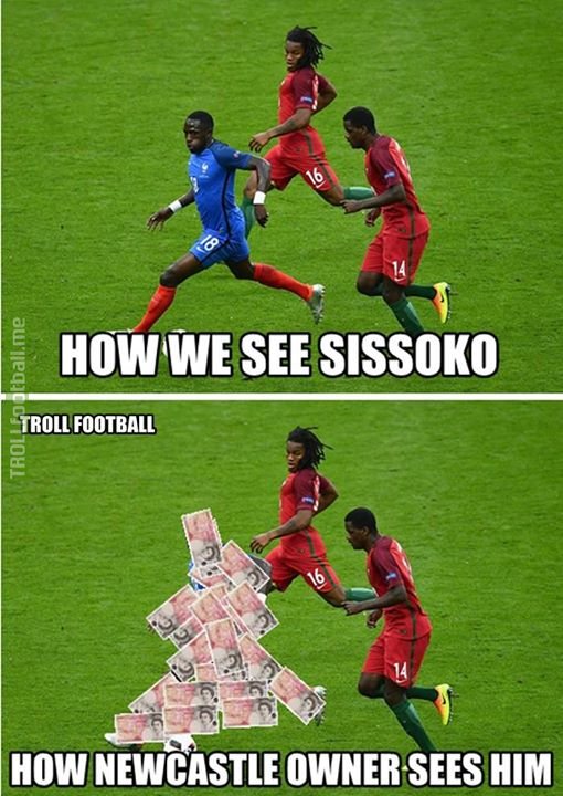 Sissoko was a beast yesterday