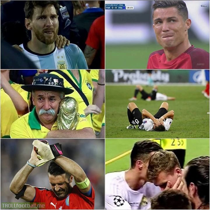 Only football can make men cry