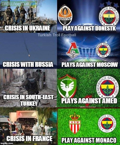 Bad luck Fenerbahçe