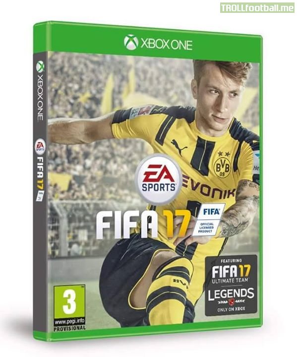 Reus on FIFA 17 cover.