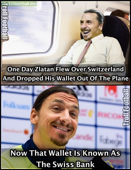 Just Zlatan Ibrahimovic things..