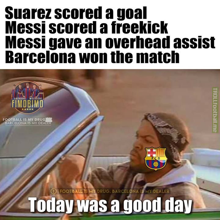 Today was a good day for Barcelona fans.