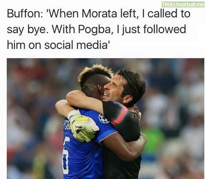 LOL! Buffon throwing shade on the low low.