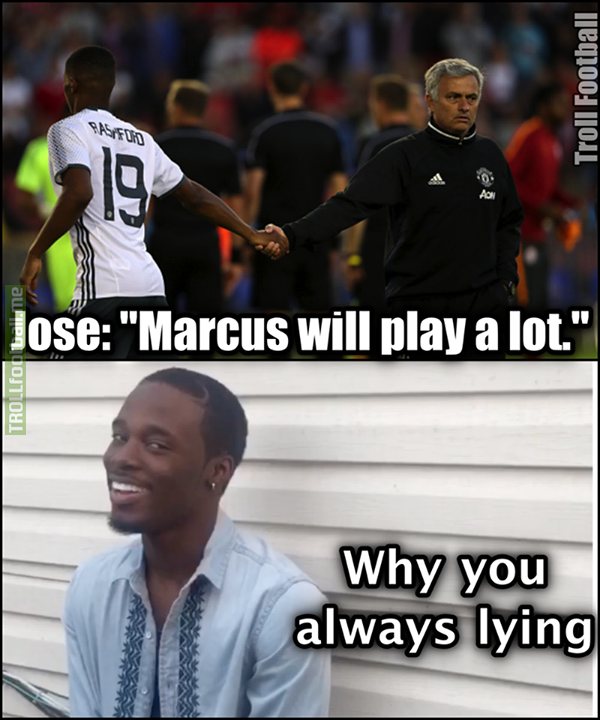 Jose Mourinho will play a youngster? lol