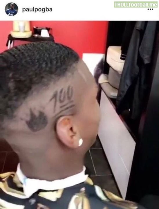 Paul Pogba about to win the Salon d'Or at this rate.