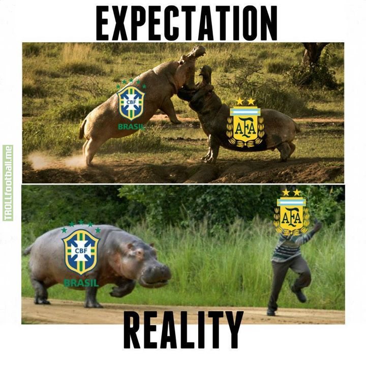 Argentina vs Brazil | Troll Football