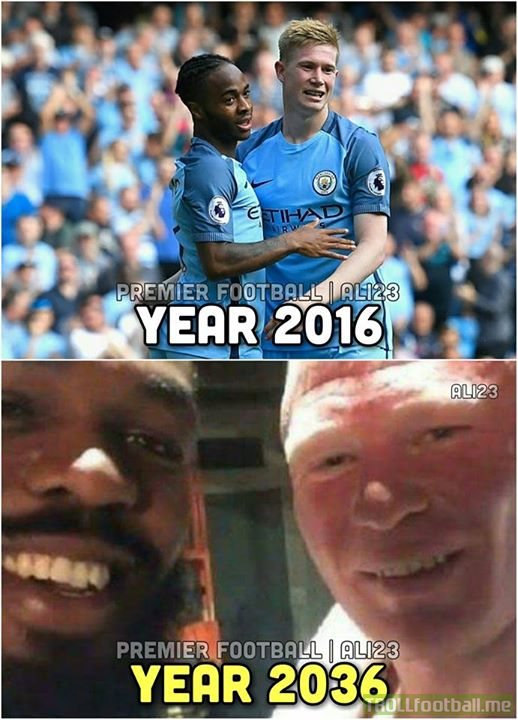 Sterling and KDB in 20 years 😂