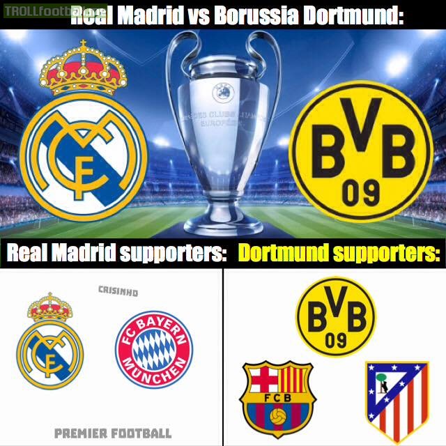 Real Madrid vs Borussia Dortmund 😍😍