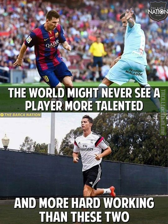 Messi and Ronaldo..