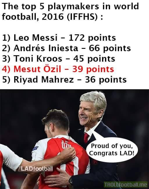 Wenger is so proud.