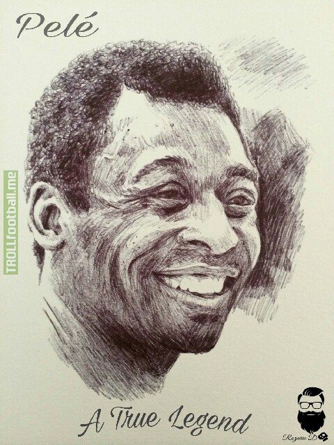 😇 No One in the world can hate him he is truly a legend Love u Pelé