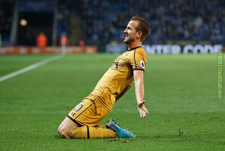Leicester City 1-6 Tottenham Hotspur Harry Kane scores FOUR to fire Spurs to victory and jump to the top of the Premier League goalscoring charts.