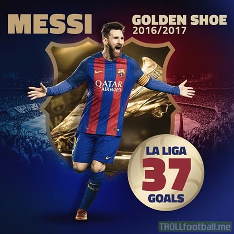 Breakdown: All of Messi's 37 league goals in this season.