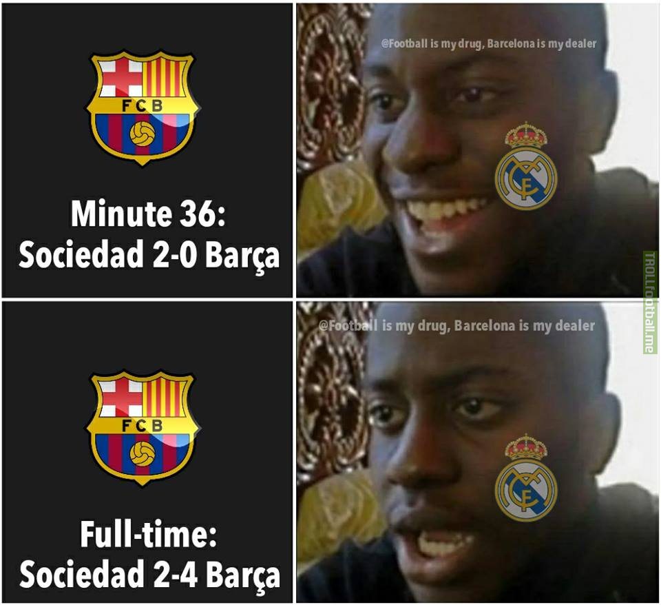Madrid fans be like...