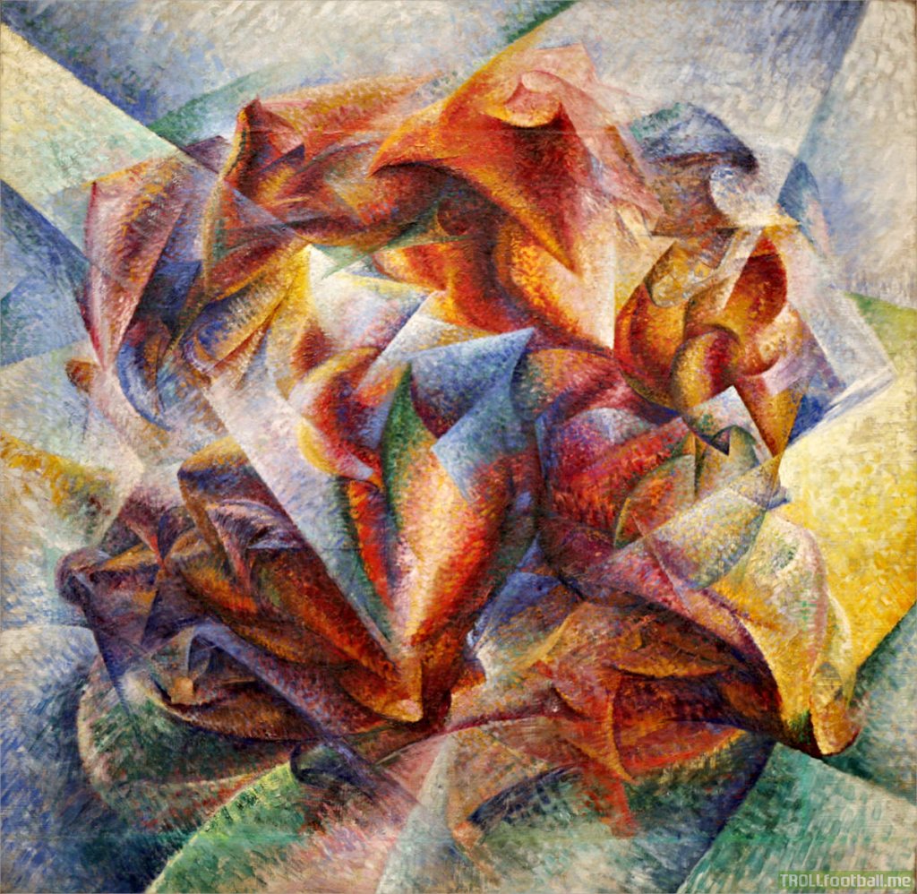 Art and Soccer: Dynamism of a Football player (Umberto Boccioni, 1913)