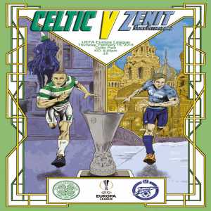 Celtic v Zenit match programme cover is a belter