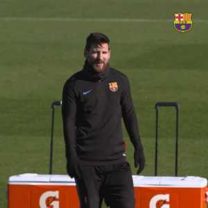 Messi had a great training day