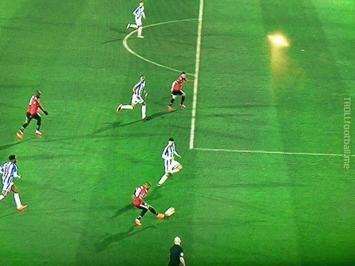 This was offside according to VAR.