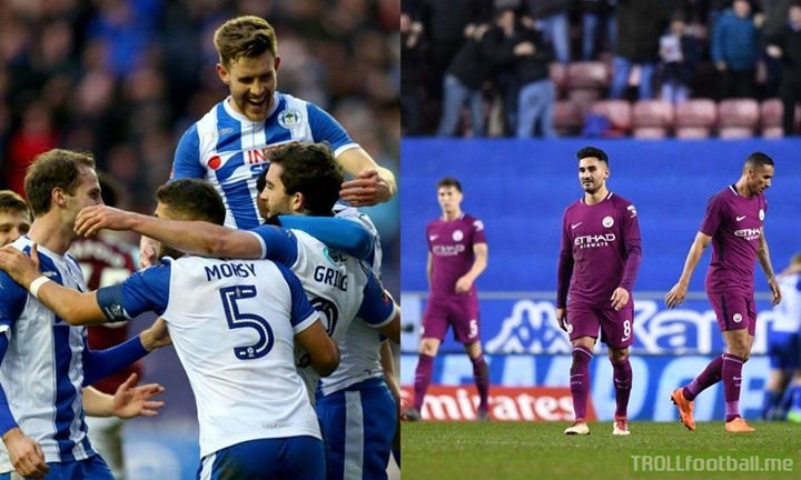 Value of Wigan Athletic's squad: £11.2 Million Value of Manchester City's squad: £714.5 Million