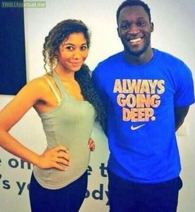 That smile from Romelu Lukaku says, "I know exactly what my shirt says".