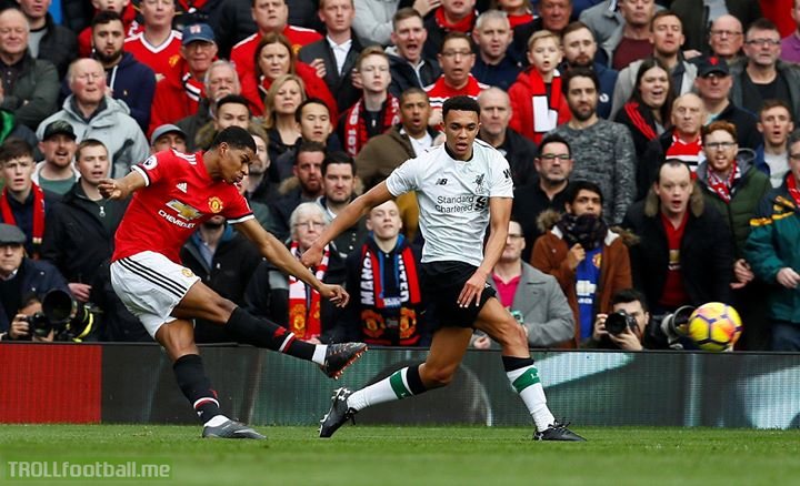 Manchester United 2-1 Liverpool Marcus Rashford's first-half brace seals a magnificent win for Mourinho's me