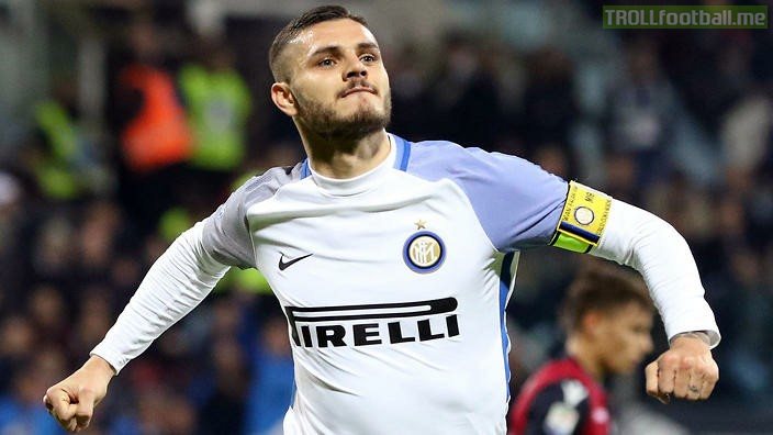 Mauro Icardi scored 4 goals in a match but no one notices because he's not Messi or Ronaldo. -