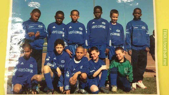 A young Anthony Martial at Les Ulis... he was born with that stare 👀😂