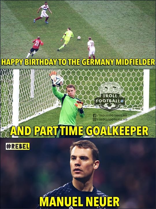 Happy Birthday Manuel Neuer 🎂 🎊